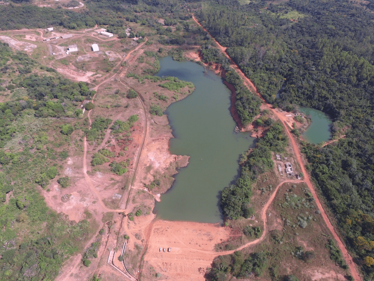 Barragem de Serra Pelada em 2020
